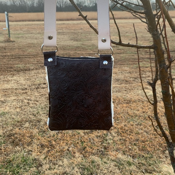 Cowhide Cross Body Purse - Picture 2 of 2